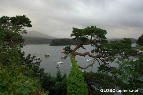 Postcard Portree, Isle of Skye, Scotland.