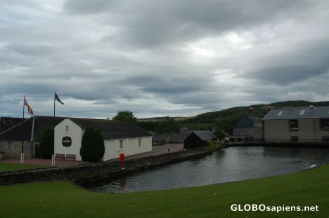 Postcard Dufftown, Scotland.