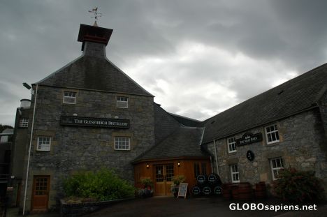 Postcard Dufftown, Scotland.