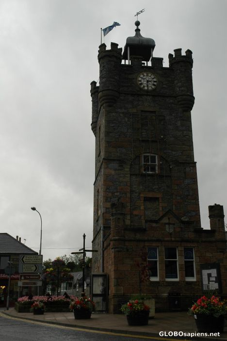 Postcard Dufftown, Scotland.