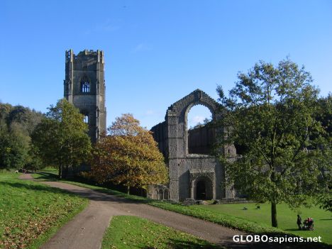 Postcard Fountains Abbey