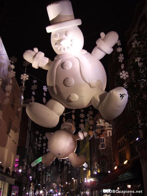 Postcard Christmas Lights 2008 - Carnaby Street 2