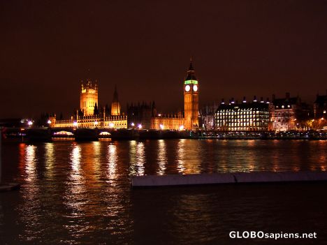 Postcard Westminster Bridge and Houses of Parliament