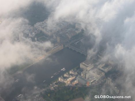 Postcard London from the air