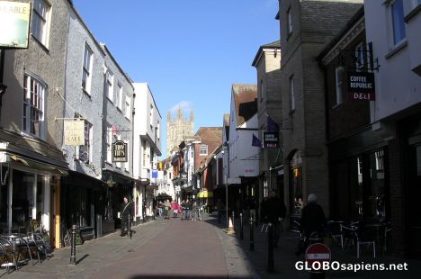Postcard Street in Canterbury