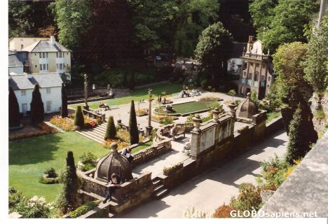Postcard Portmeirion, Wales .UK.