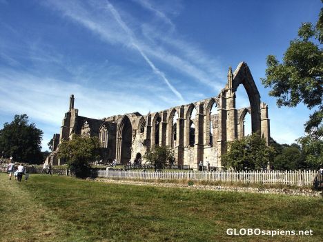 Postcard Bolton abbey