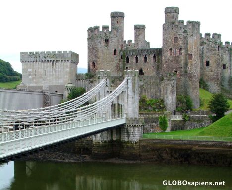 Postcard Conwy - the castle