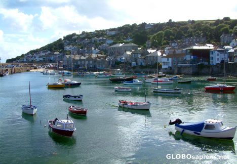 Postcard Mousehole - the harbour