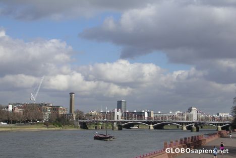 Postcard Chelsea Bridge