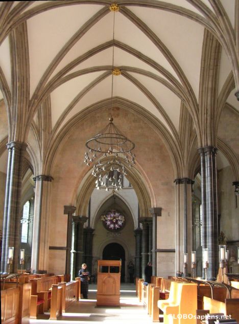 Postcard Temple Church (Da Vinci Code)
