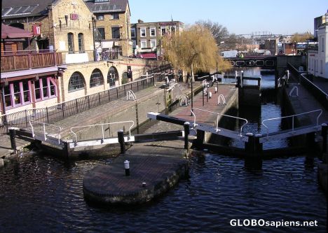 Postcard London - Camden Lock