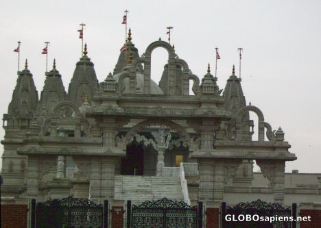 Postcard Neasden Temple