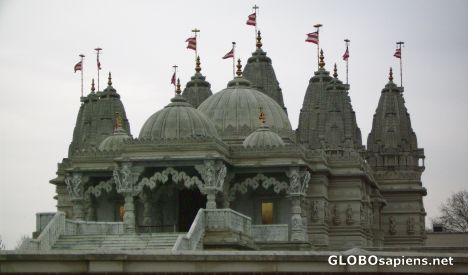 Postcard Neasden’s Swaminarayan Mandir