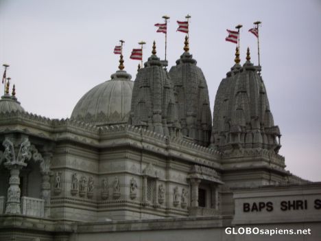 Postcard BAPS Shri Swaminarayan Mandir London