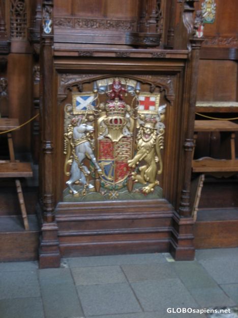 Postcard In the Thistle Chapel - St Giles Cathedral