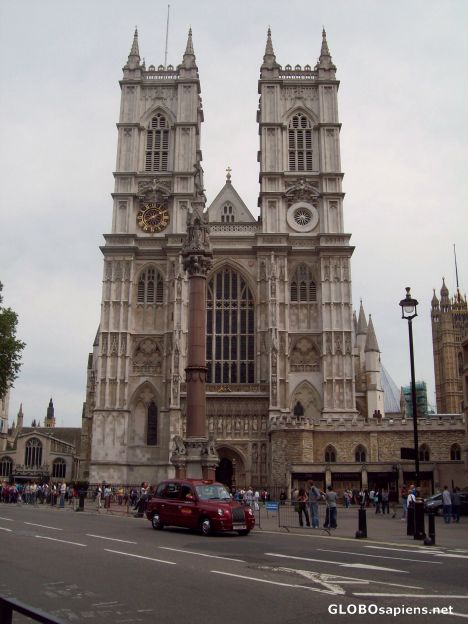 Postcard Westminster Abbey