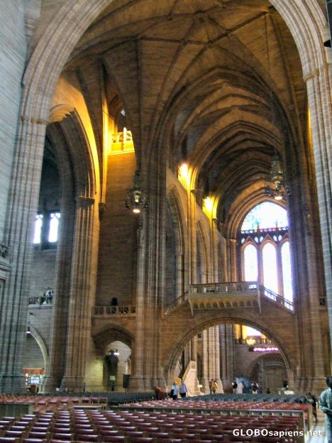 Postcard Lpool cathedral