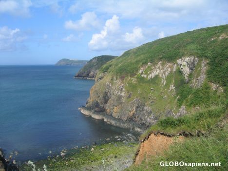 Postcard Pembrokeshire coast