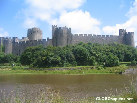 Postcard Pembroke Castle