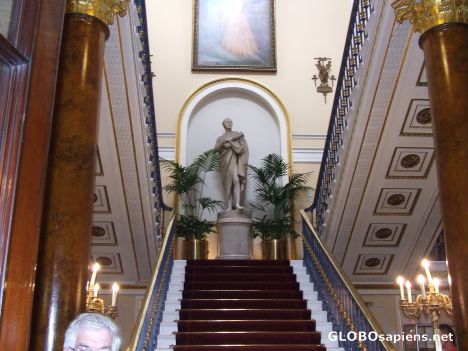 Postcard Lpool town hall