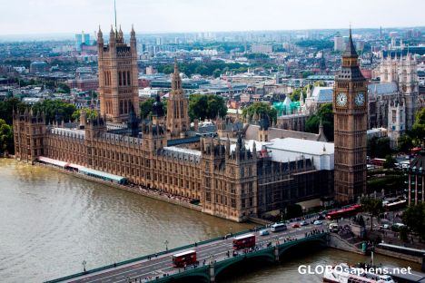 Postcard Palace of Westminster