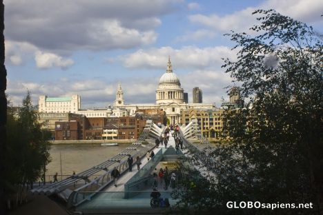 Postcard Millenium Bridge
