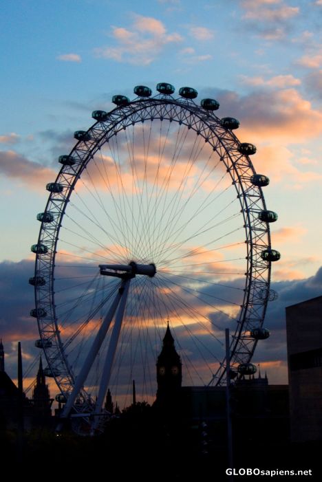 Postcard The London Eye