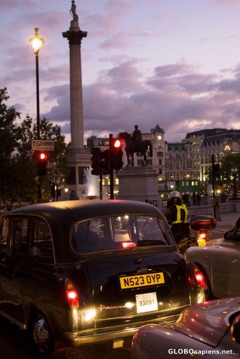 Postcard A limousine for Lord Nelson?
