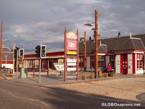 Postcard Aviemore Railway Station