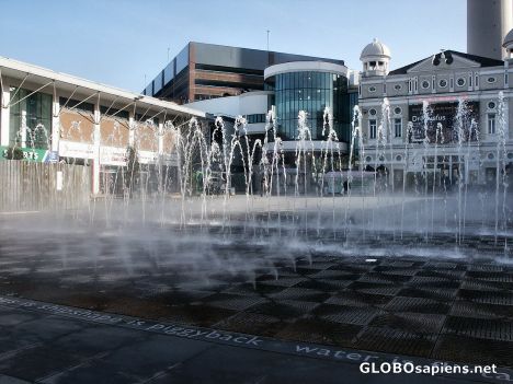 Postcard Same fountain