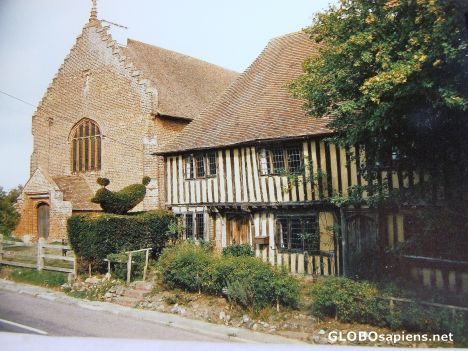Postcard Clergy house Alfriston