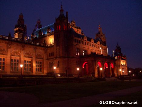Postcard Kelvingrove Museum