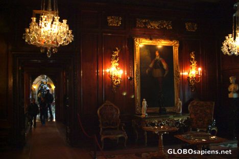 Postcard Warwick (GB) - castle's sitting room