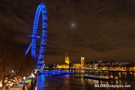 Postcard The London eye