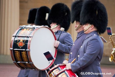 Postcard Drumming for the Queen
