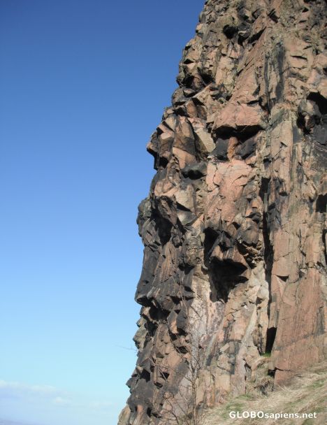 Postcard Craggy Face