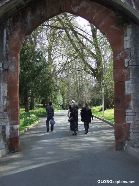 Postcard Ruthin castle