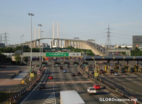 Postcard Queen Elizabeth II Bridge