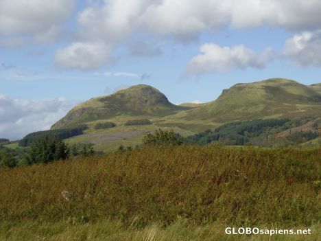 Postcard Dumgoyne Hill