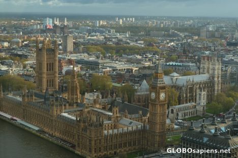 Postcard View from the London Eye