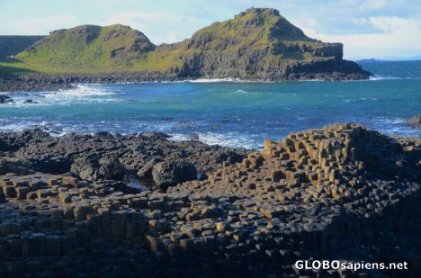 Postcard Giant's Causeway - looking south