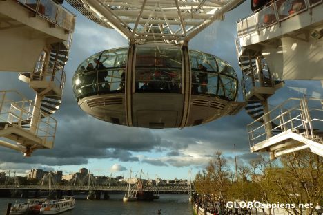 Postcard London Eye Capsule