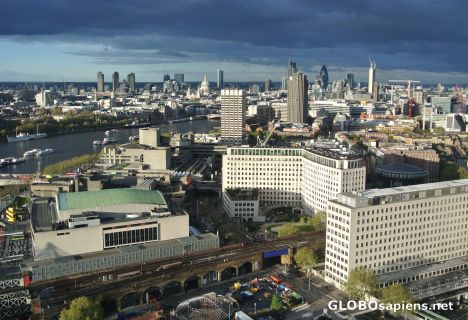 Postcard Panorama of London