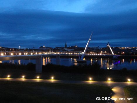 Postcard Bridge At Night