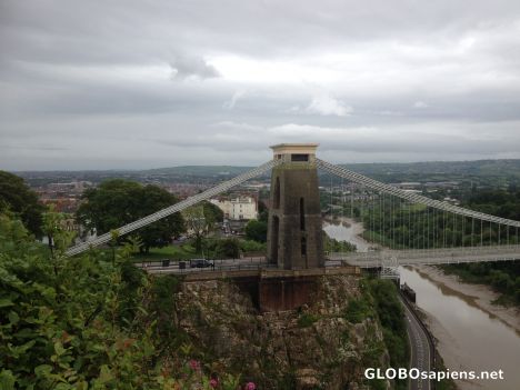 Postcard Clifton Suspension Bridge