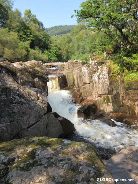 Postcard Bracklinn Falls