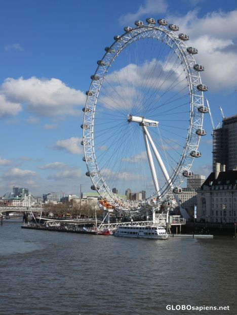 Postcard The eye in the sky