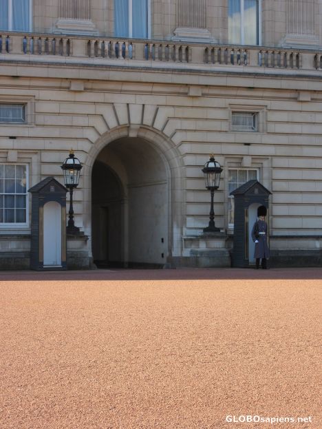 Postcard On guard