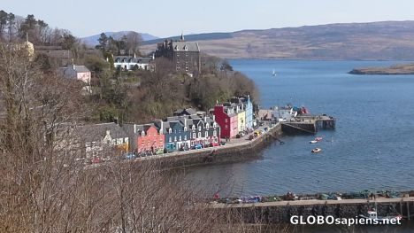 Postcard Tobermory from upper town